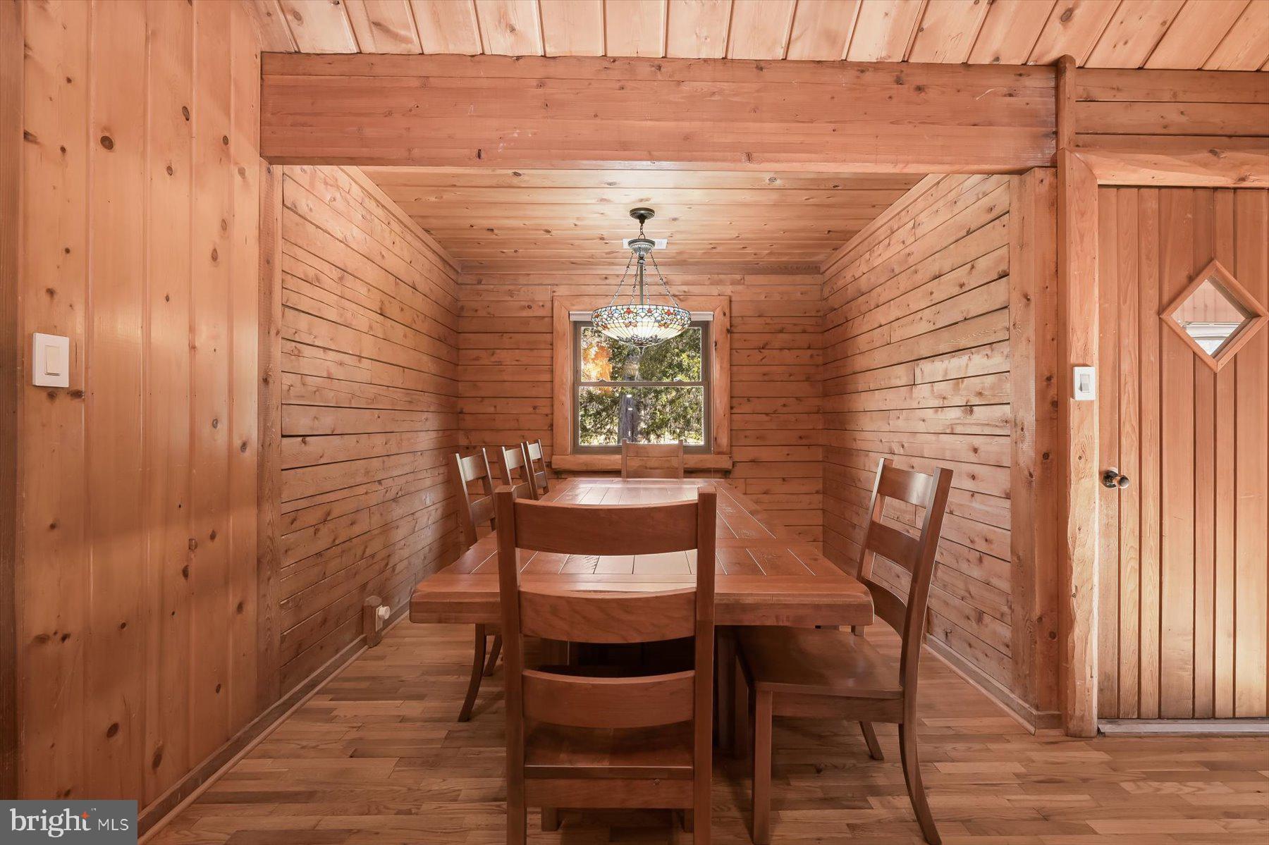 7605 Stewart Hill Road Adamstown, MD 21710 - Photo 100 of 139 Dining room w/ incredible wood beam