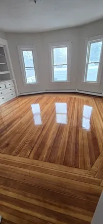 a view of wooden floor