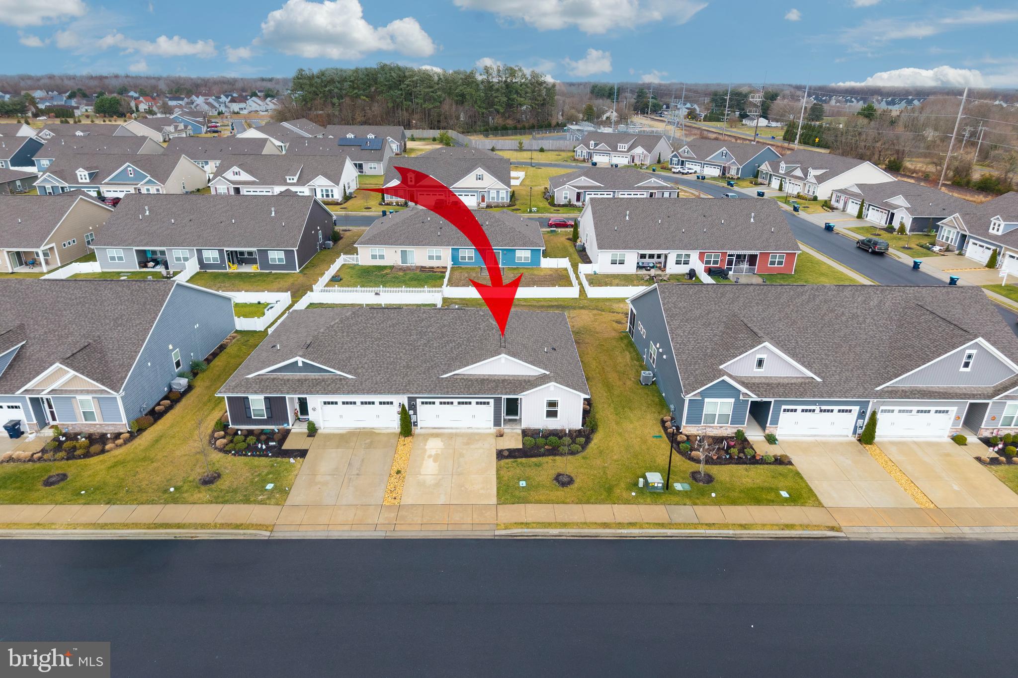 21 Clipper Street Smyrna, DE 19977 - Photo 3 of 39 an aerial view of residential houses with outdoor space and parking