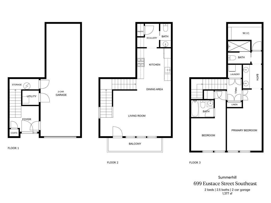 699 Eustace Street Southeast Atlanta, GA 30315 - Photo 41 of 54 a picture of a floor plan