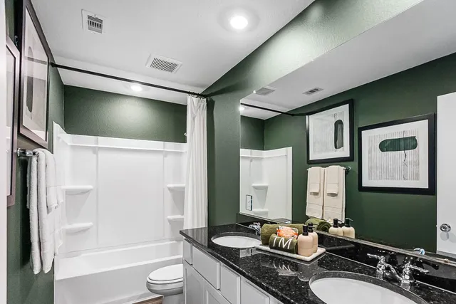 a close view of utility room