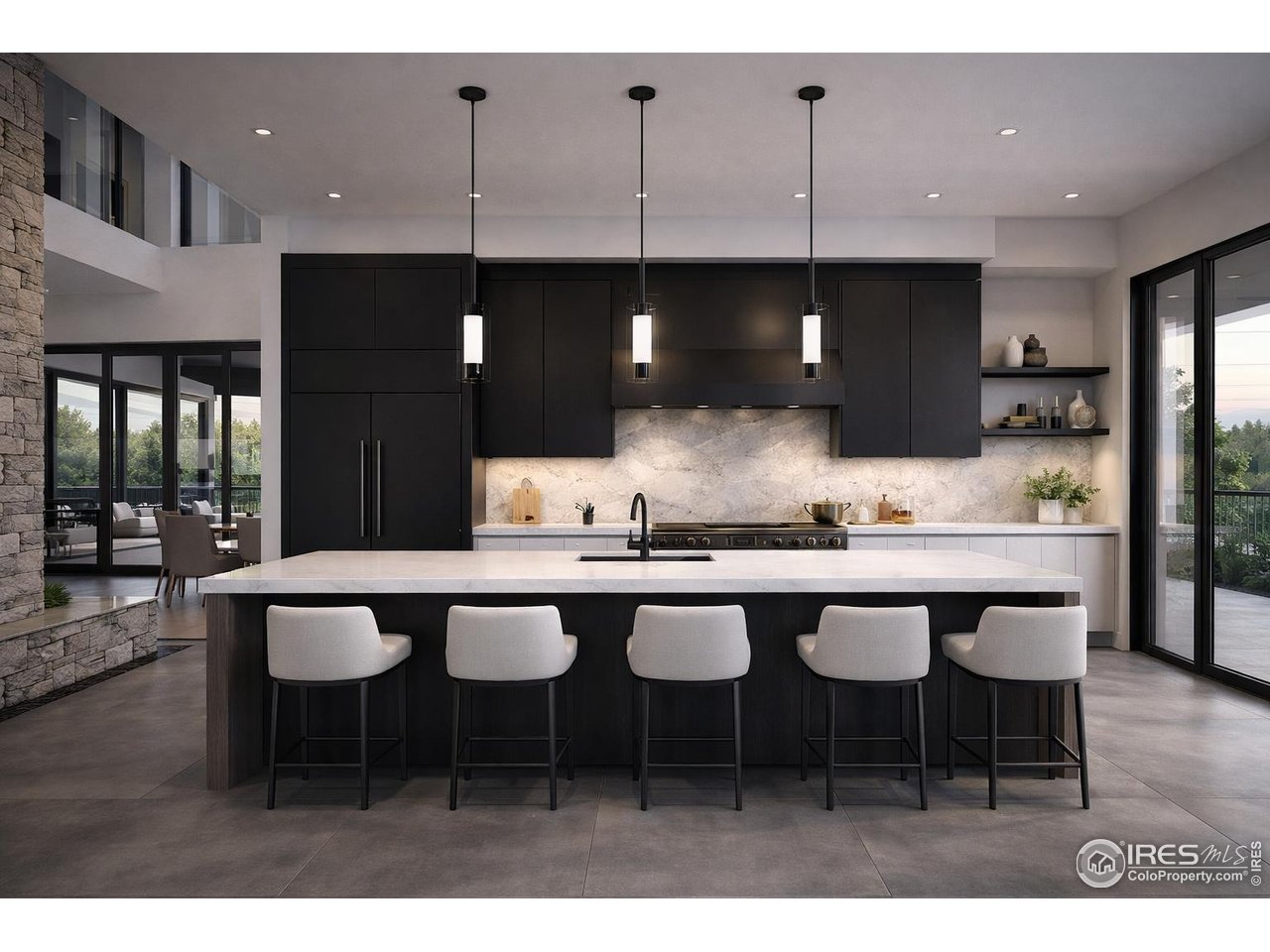 14467 Anvil Way Golden, CO 80403 - Photo 2 of 32 a kitchen with a dining table chairs and white appliances