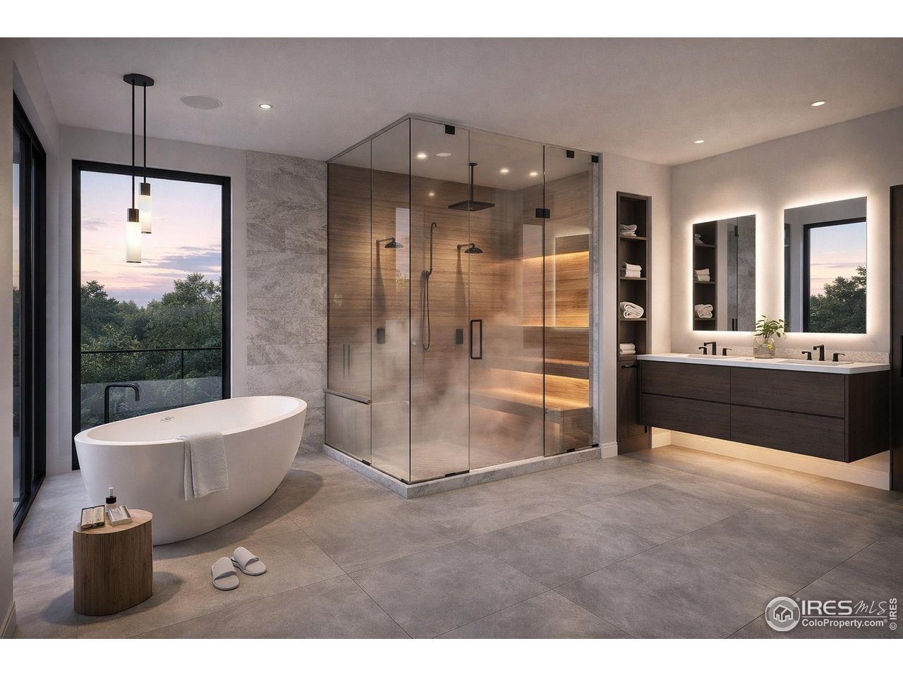 14467 Anvil Way Golden, CO 80403 - Photo 4 of 32 a spacious bathroom with a large tub shower and sink