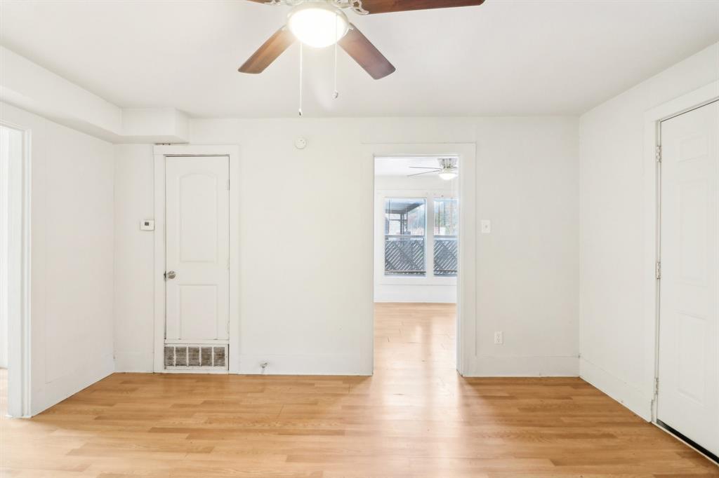 1906 Grainger Street Fort Worth, TX 76110 - Photo 20 of 38 Spare room featuring light wood-type flooring