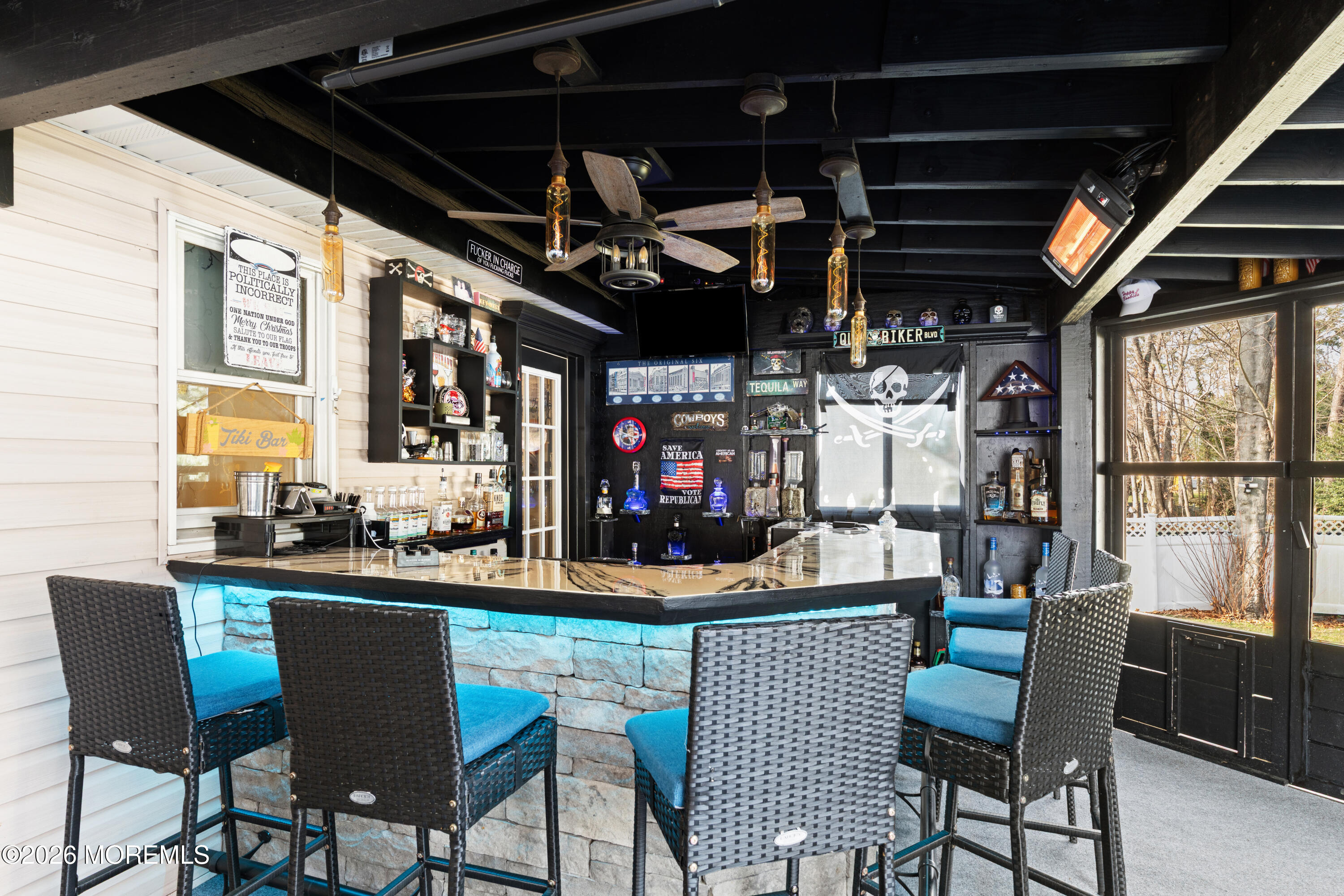 746 Rabbit Run Brick, NJ 08724 - Photo 17 of 41 a view of a dining room with furniture window and outside view