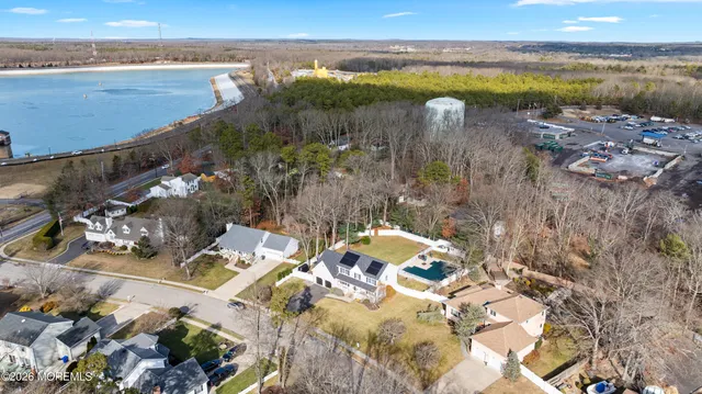 a view of a city and lake view