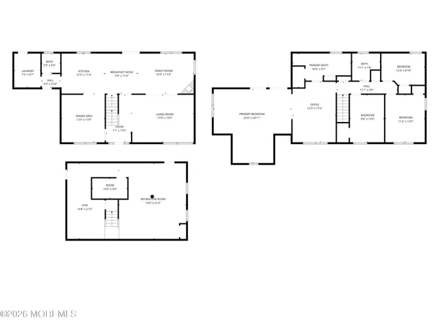 a picture of a floor plan