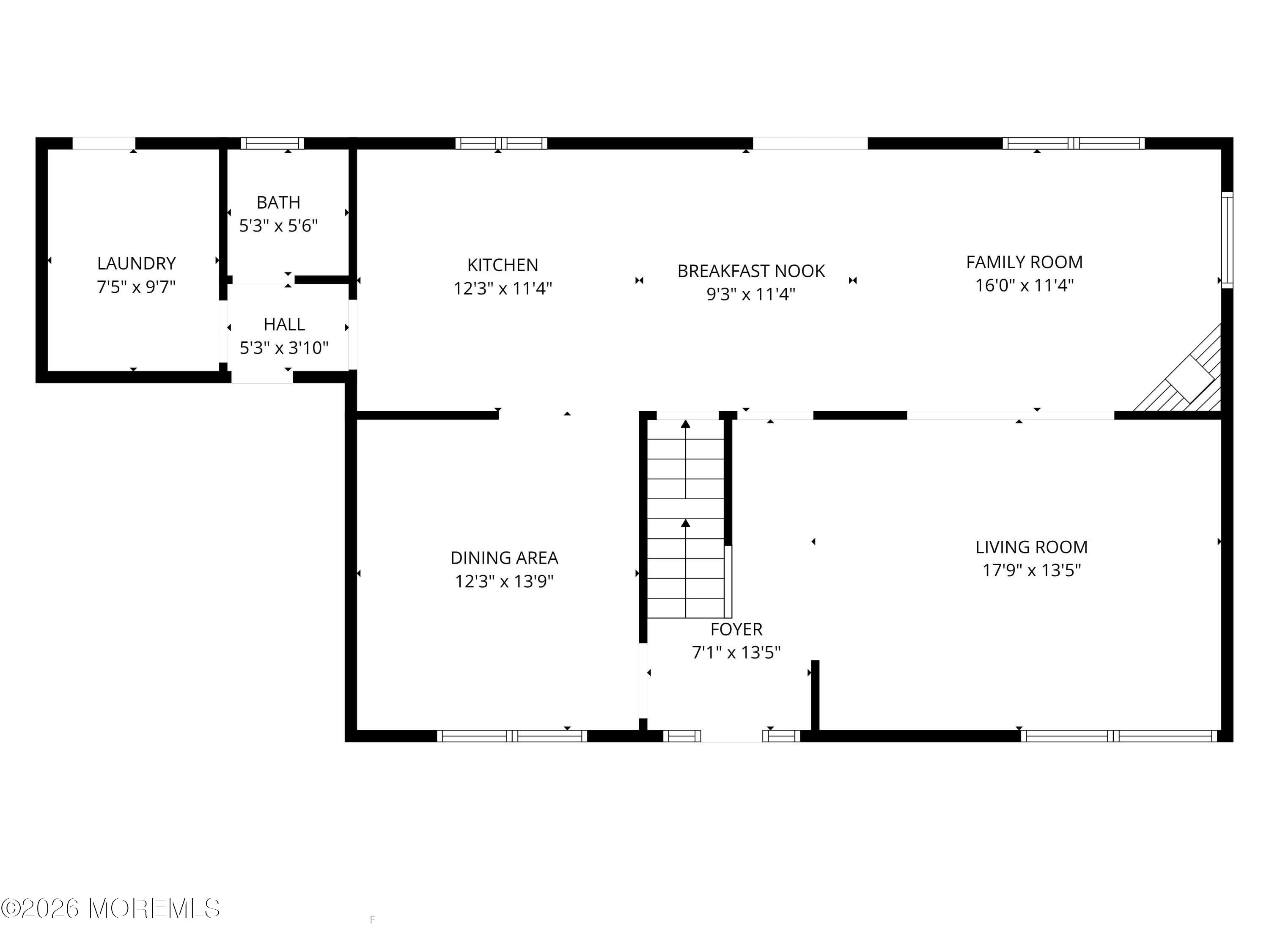 746 Rabbit Run Brick, NJ 08724 - Photo 37 of 41 a picture of a floor plan