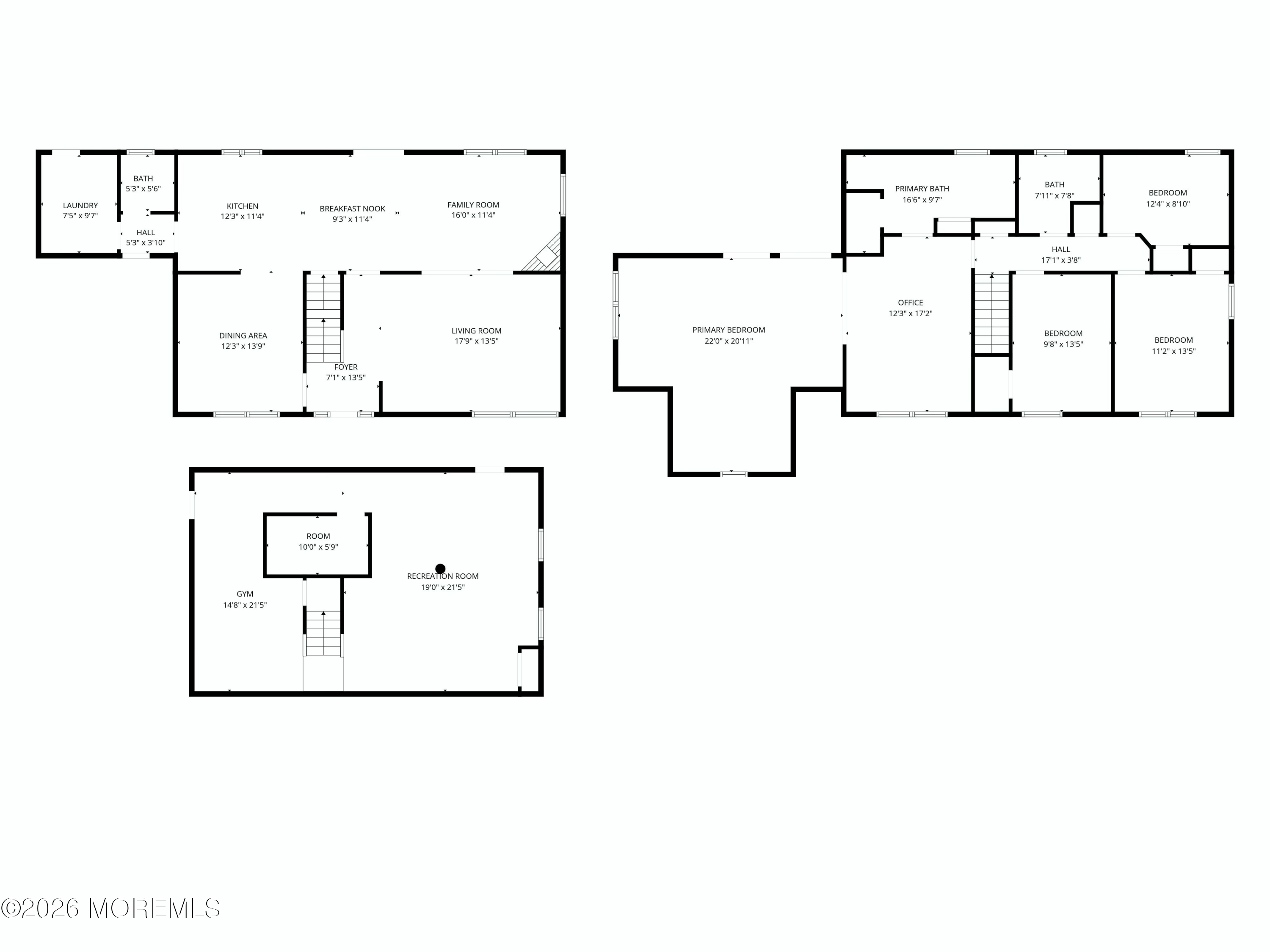 746 Rabbit Run Brick, NJ 08724 - Photo 38 of 41 a picture of floor plan