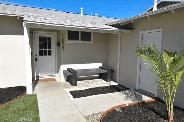 a view of balcony with patio