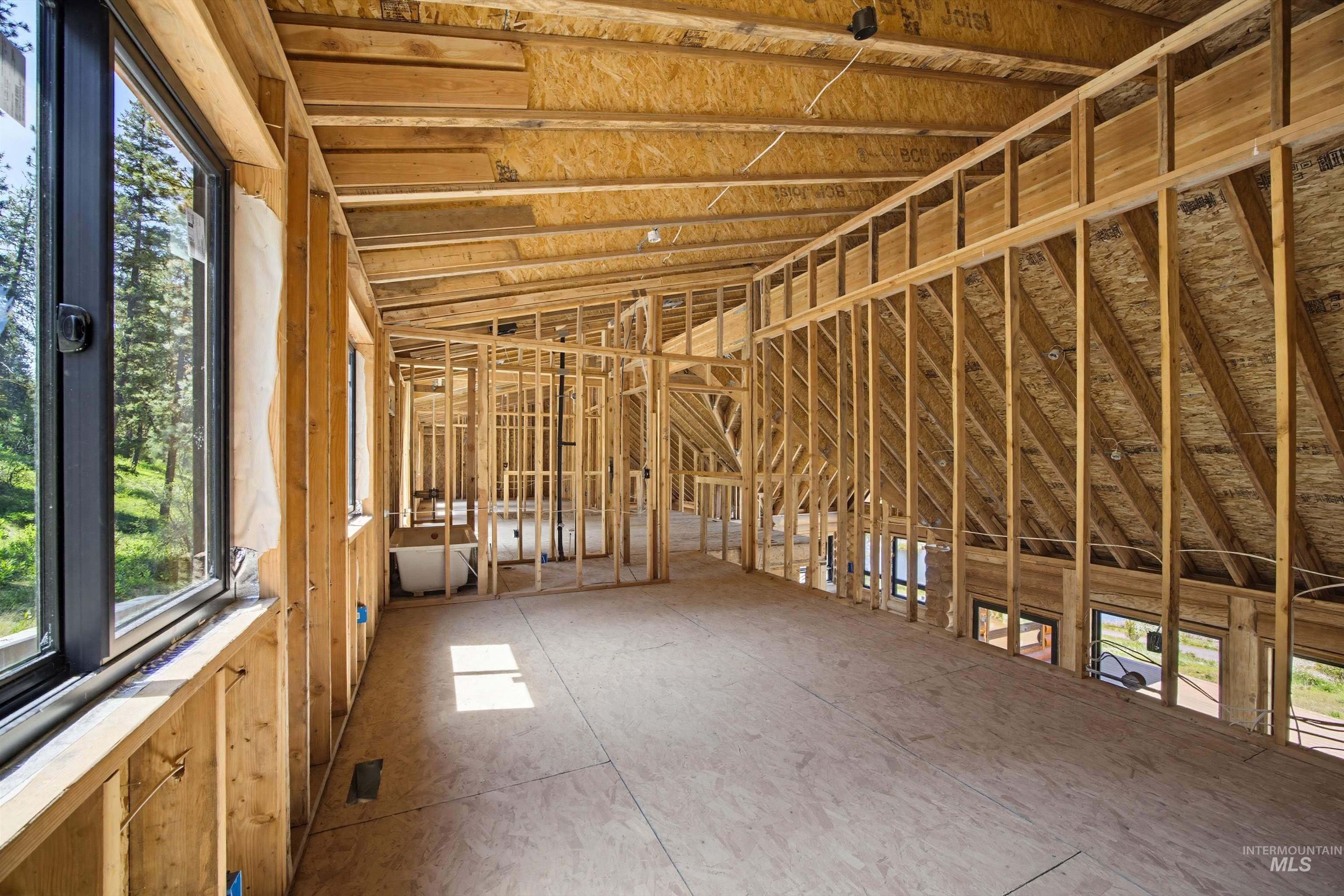 3322 Big Creek Road New Meadows, ID 83654 - Photo 32 of 50 New construction framing showcasing structural integrity