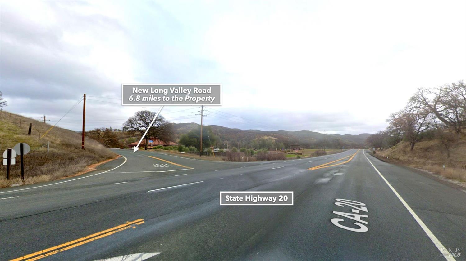 5250 15 N 05 Road Clearlake Oaks, CA 95423 - Photo 23 of 85 a view of a street with a mountain view