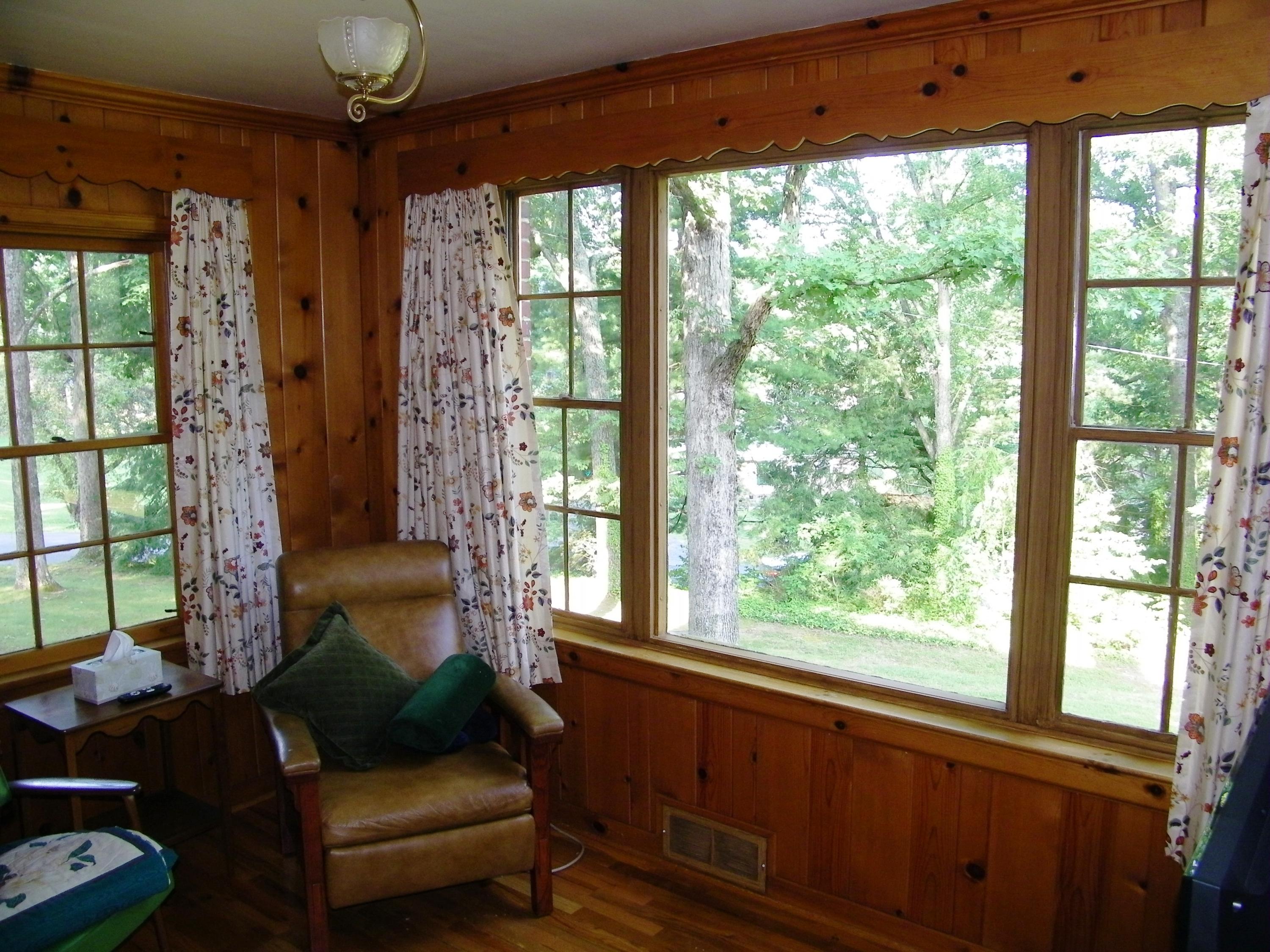 3333 Mud Lick Road Southwest Roanoke, VA 24018 - Photo 13 of 48 Knotty pine office with view of the back