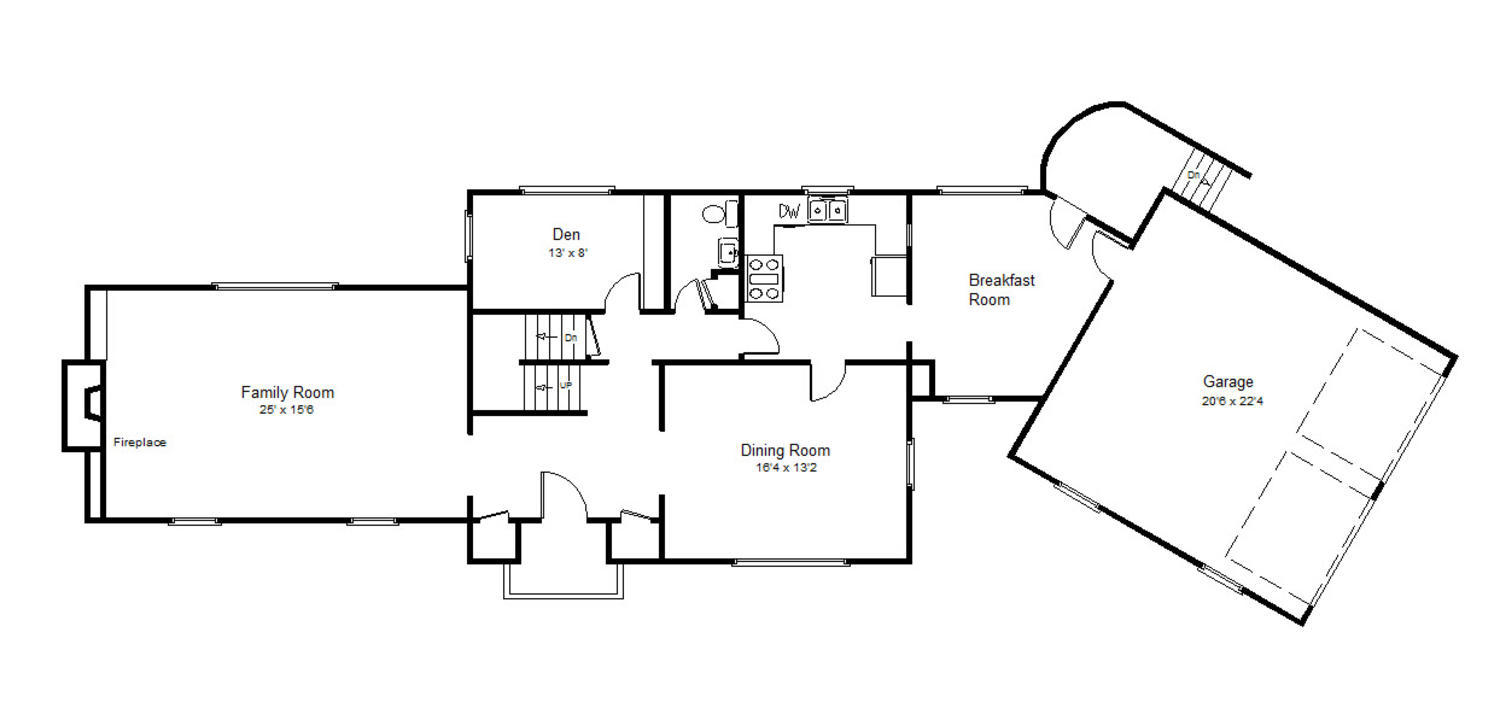 3333 Mud Lick Road Southwest Roanoke, VA 24018 - Photo 46 of 48 ENTRY LEVEL FLOOR PLAN - Copy