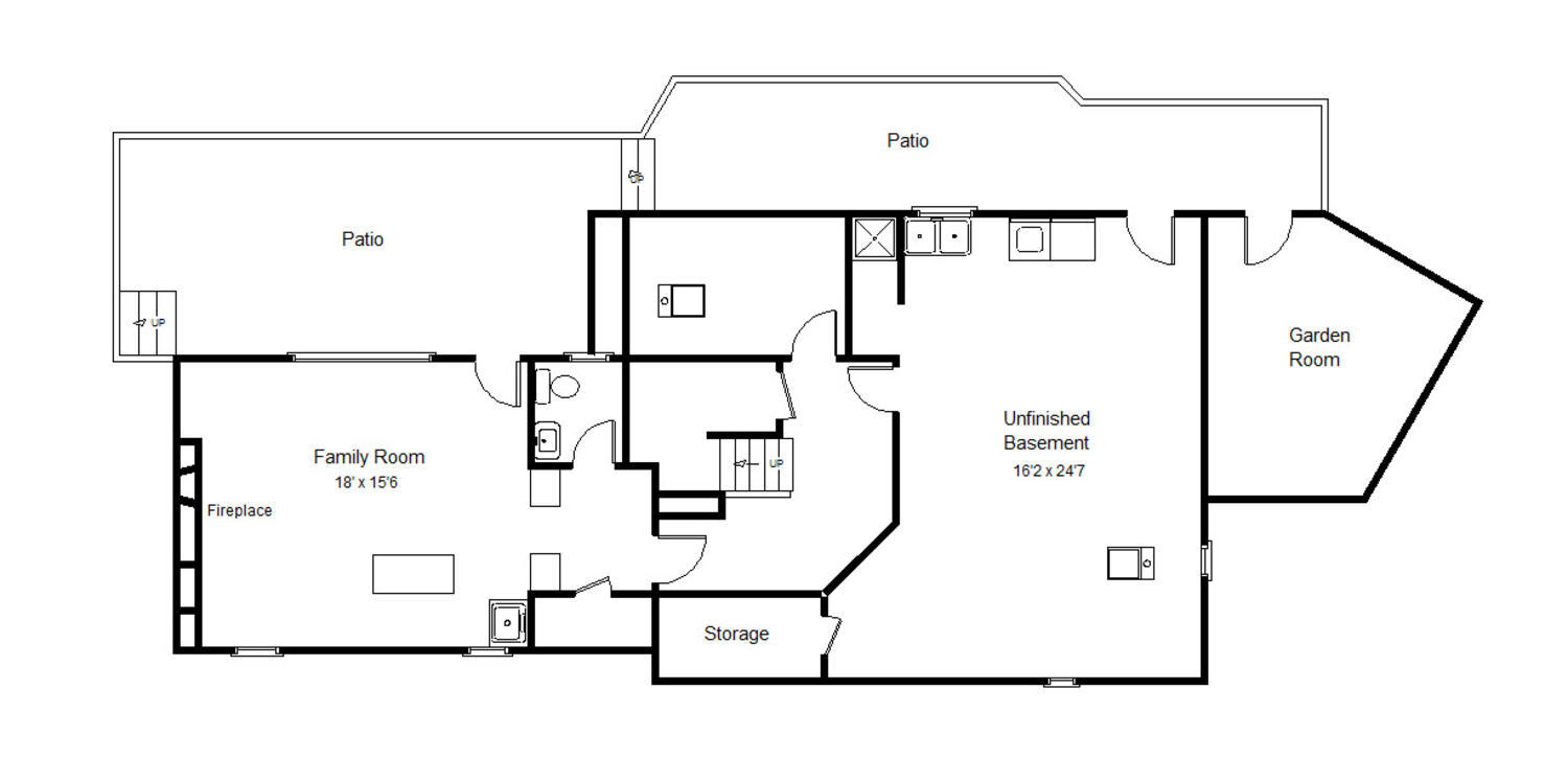 3333 Mud Lick Road Southwest Roanoke, VA 24018 - Photo 48 of 48 lower level floor plan