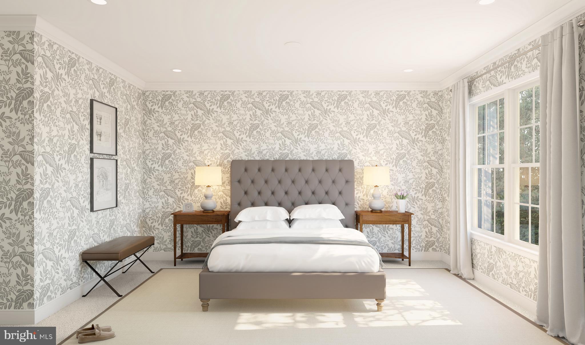 1402 Justin Drive, Unit 1403 West Windsor, NJ 08550 - Photo 15 of 15 a bedroom with a bed and a large window