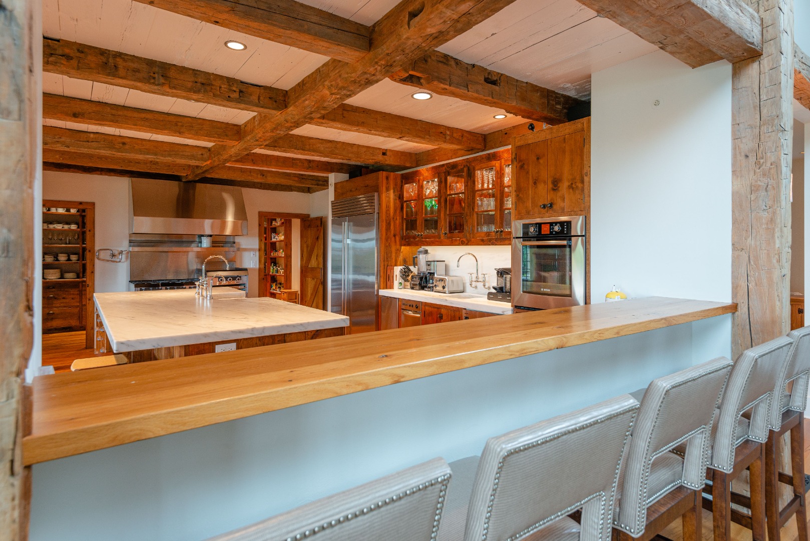 183 Polpis Road Nantucket, MA 02554 - Photo 18 of 62 a view of a indoor kitchen