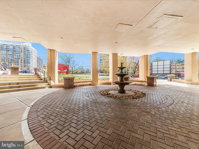 a view of a city with tall buildings