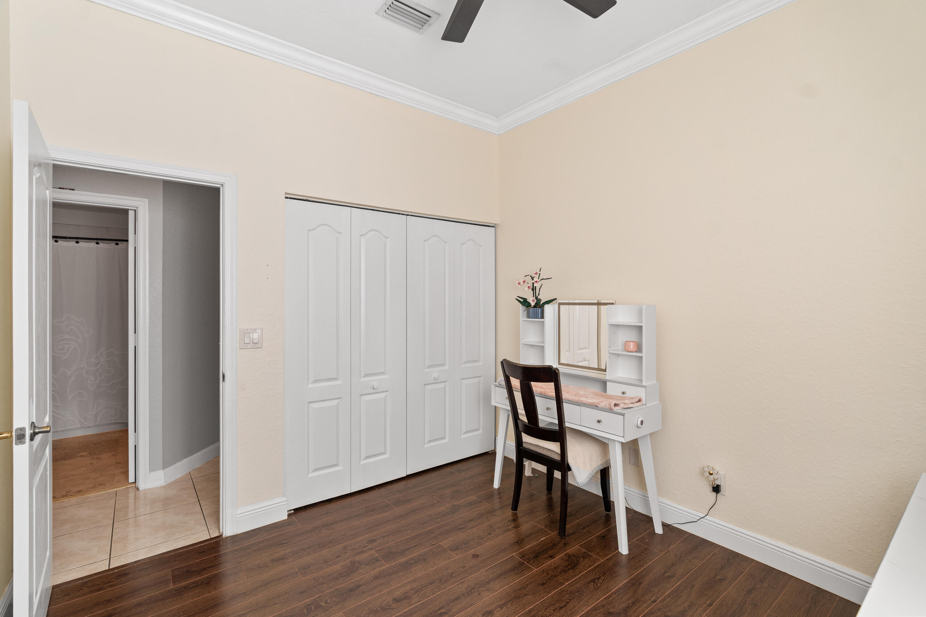 13461 Southwest 29th Street Miramar, FL 33027 - Photo 17 of 54 a view of a workspace with wooden floor