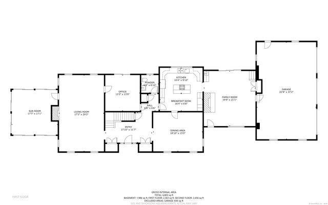 a picture of floor plan