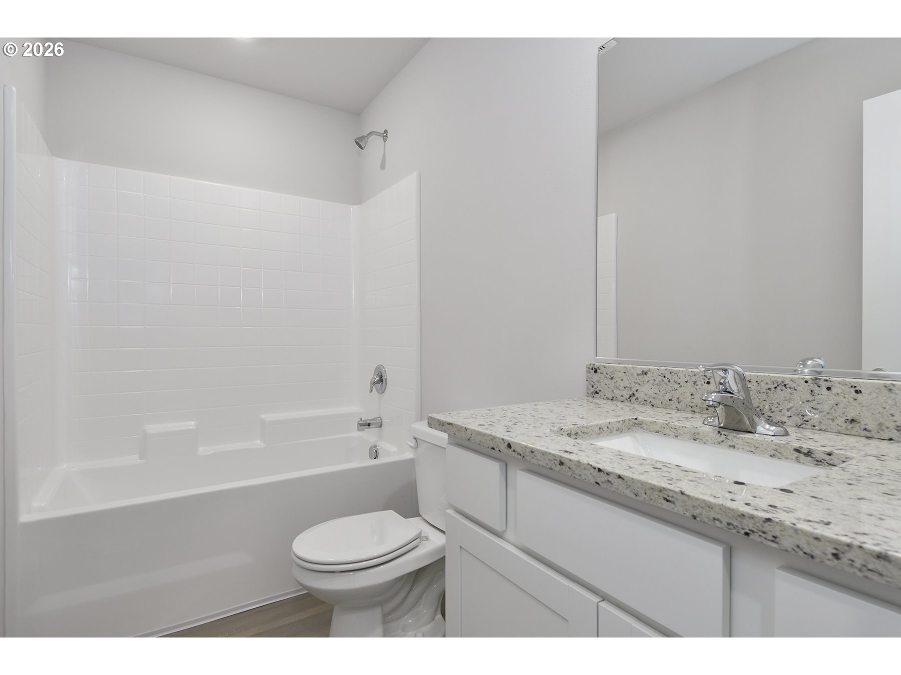 1175 Parkside Avenue Woodburn, OR 97071 - Photo 15 of 15 a bathroom with a granite countertop sink toilet and shower