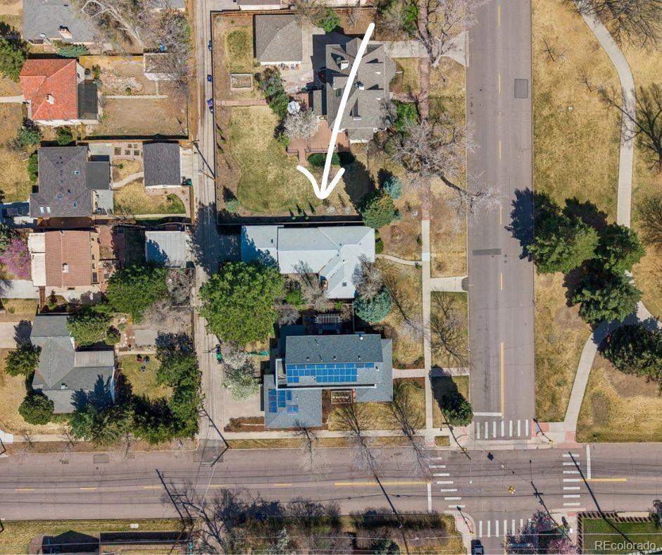815 Oneida Street Denver, CO 80220 - Photo 39 of 39 an aerial view of houses with outdoor space