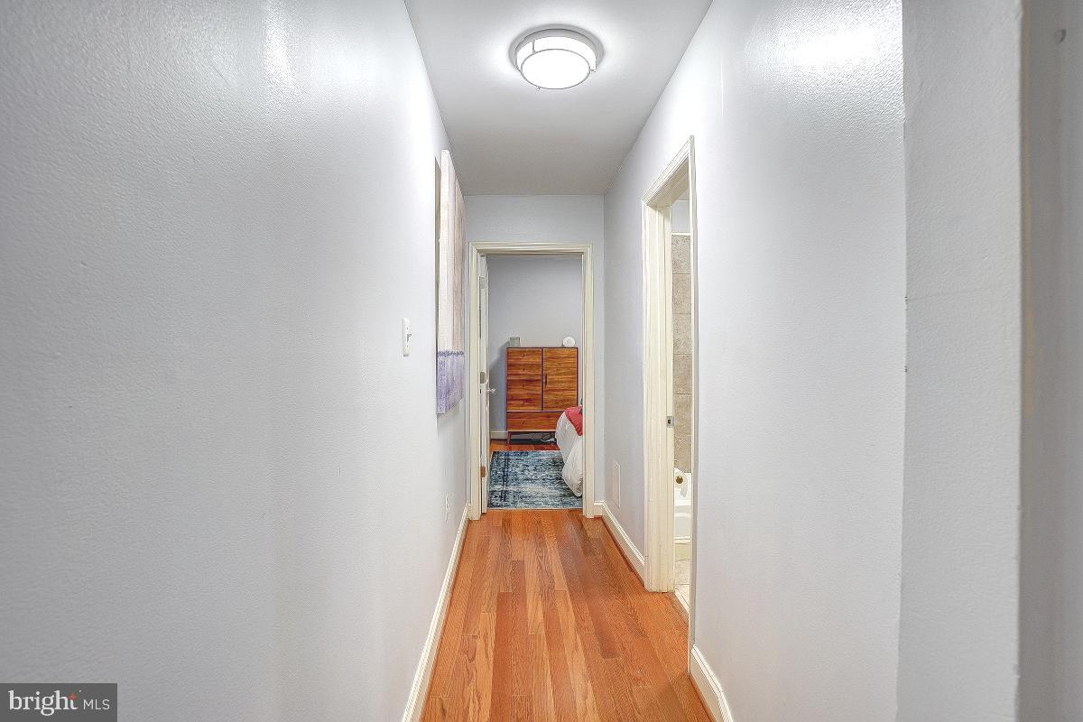 424 Ridge Street Northwest, Unit 2 Washington, DC 20001 - Photo 17 of 27 Hallway leading to bathroom and bedroom