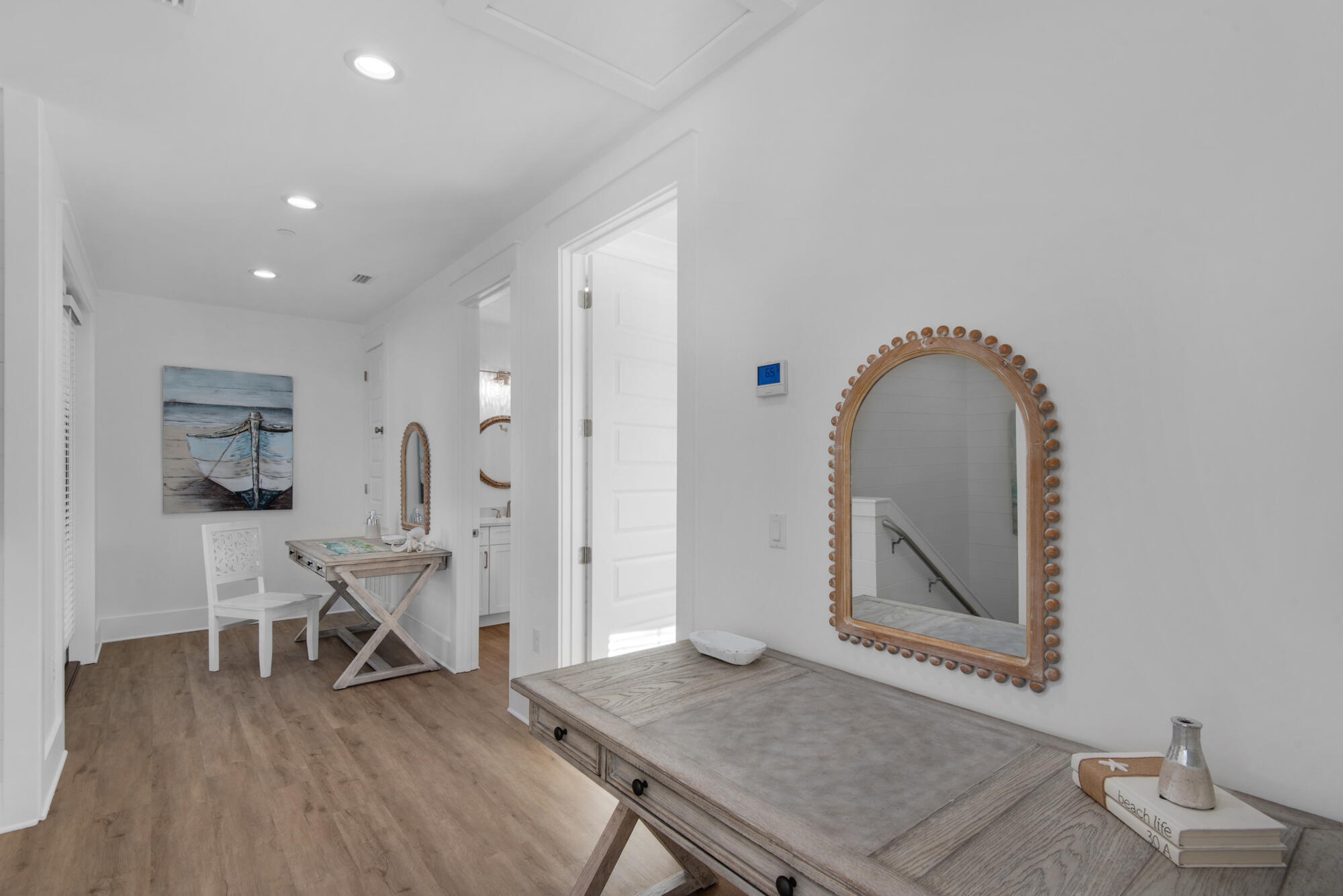 6528 West County Highway 30A Santa Rosa Beach, FL 32459 - Photo 39 of 87 a living room with furniture and a wooden floor