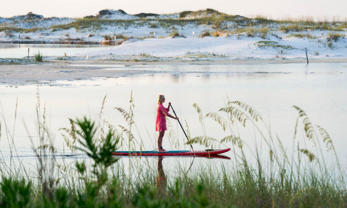 6528 West County Highway 30A Santa Rosa Beach, FL 32459 - Photo 72 of 87 a view of a lake with a mountain in the background