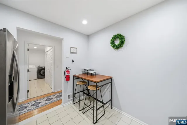 a very nice looking room with a bench