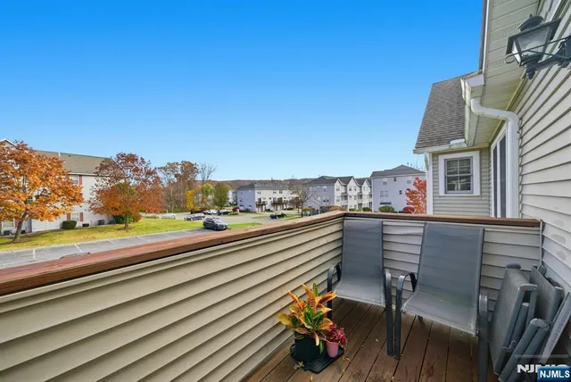 a view of a terrace with sitting area