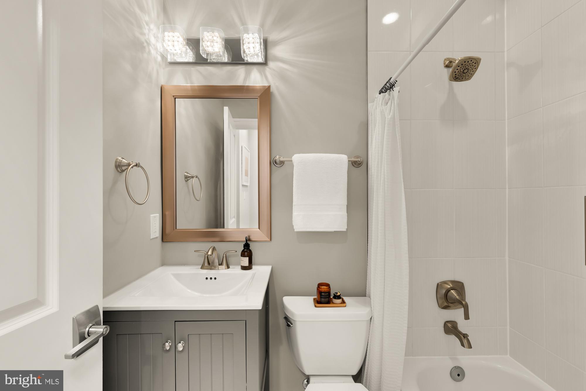 2907 7th Street Northeast Washington, DC 20017 - Photo 33 of 66 Renovated hall bathroom