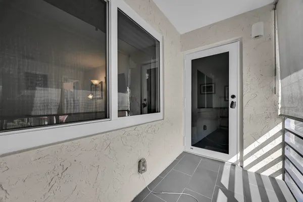 a view of a bathroom with shower