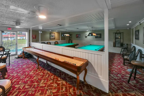 a room with musical instruments