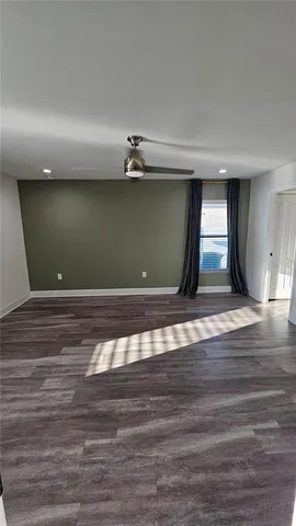 wooden floor in a room