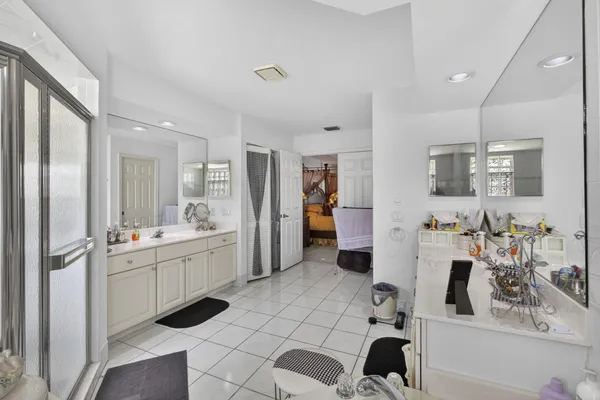 a view of outdoor space with garden