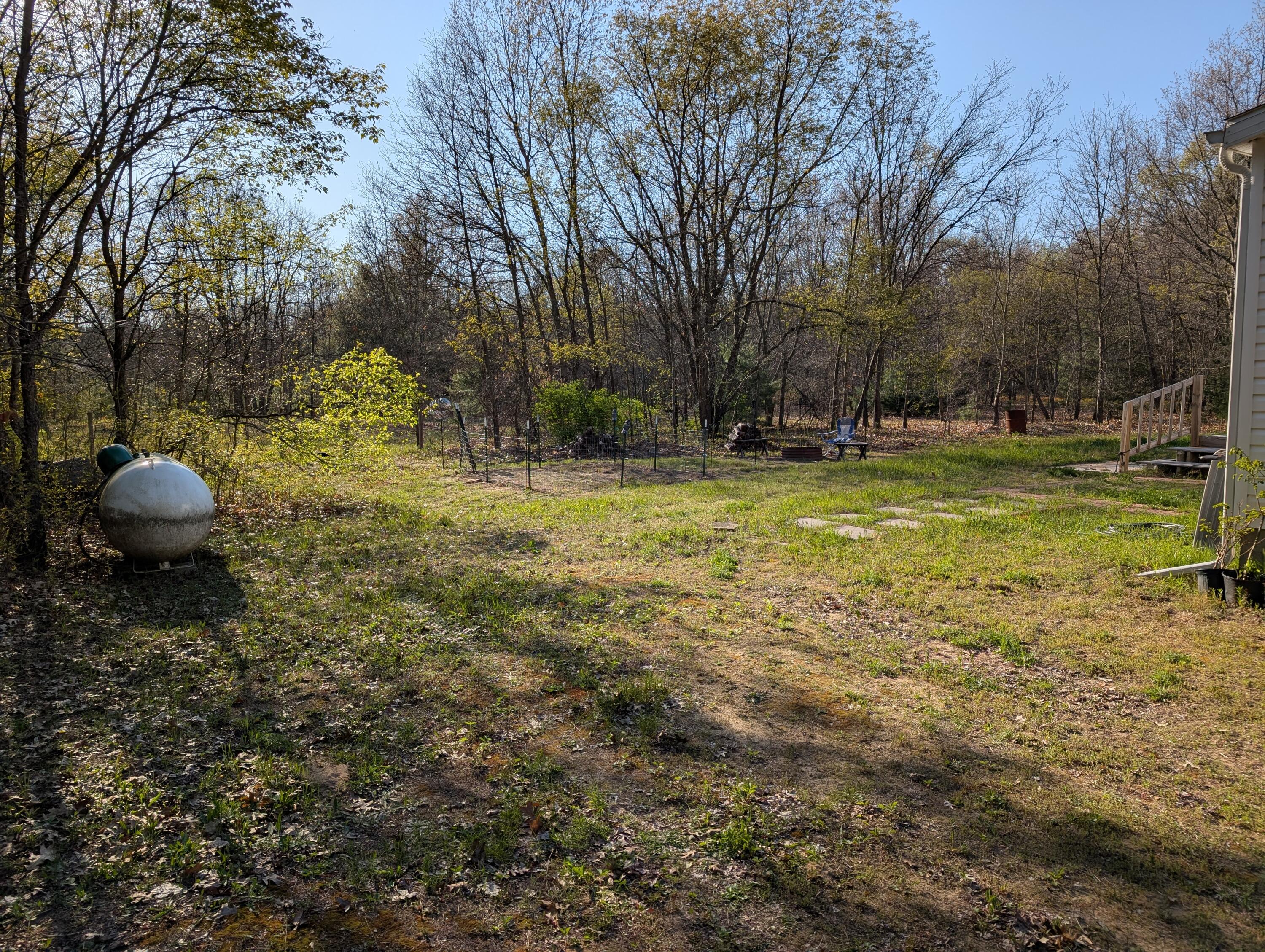 River side and back yard