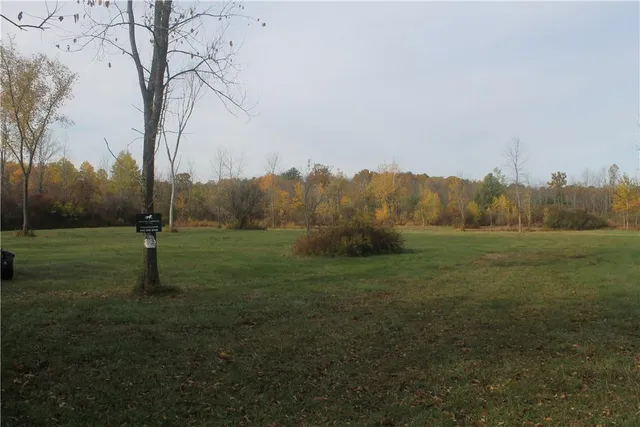 a view of an outdoor space and a yard