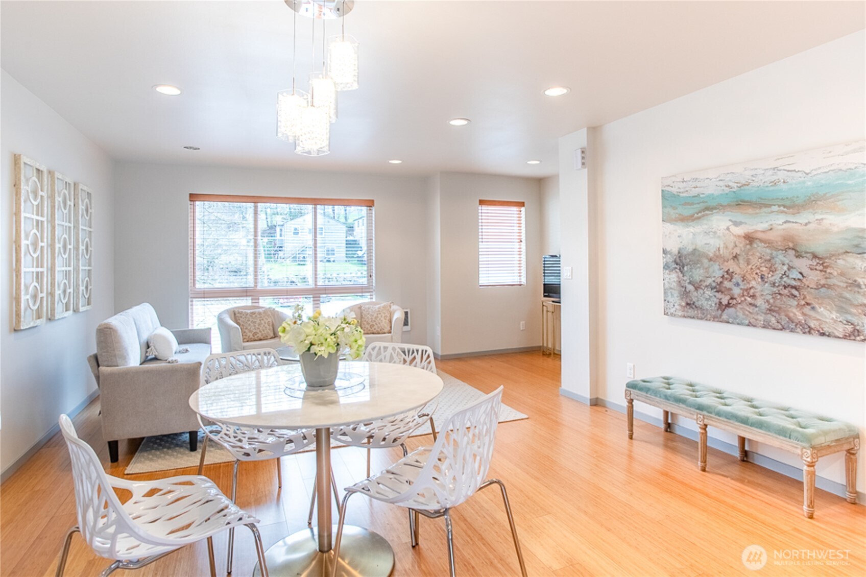 1465 South Columbian Way Seattle, WA 98144 - Photo 12 of 35 a dining room with furniture and wooden floor