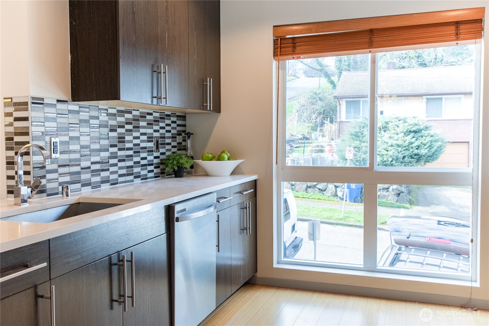 1465 South Columbian Way Seattle, WA 98144 - Photo 20 of 35 a kitchen with a sink and large window