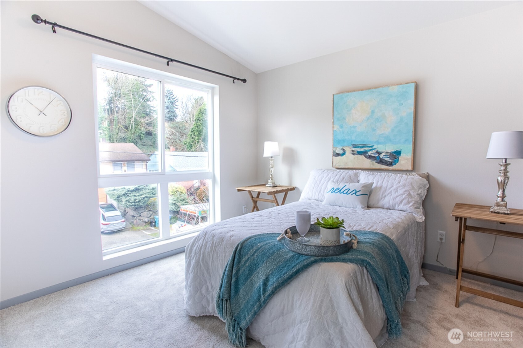 1465 South Columbian Way Seattle, WA 98144 - Photo 30 of 35 a bedroom with bed and a window
