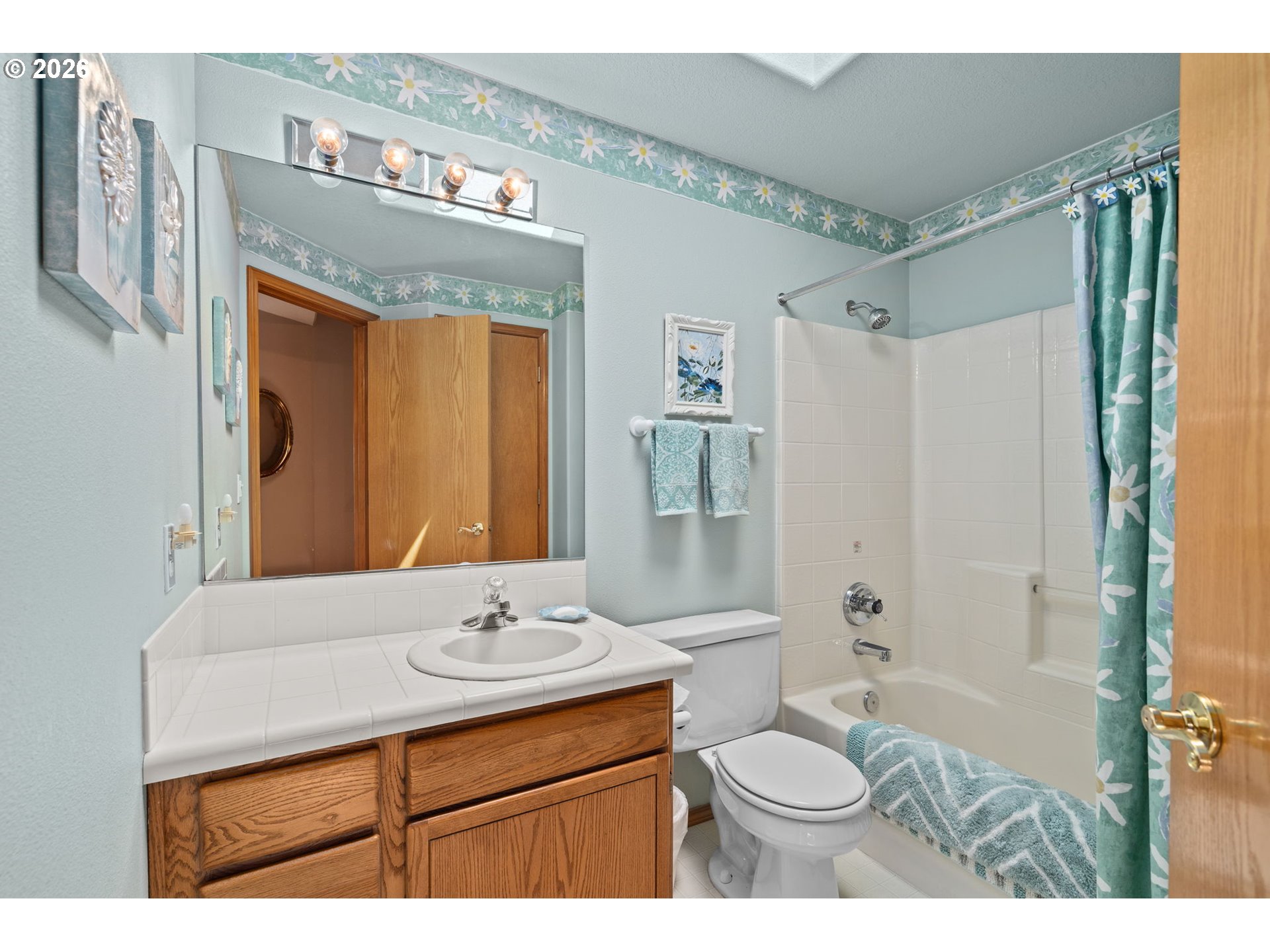 3081 Southwest 31st Street Gresham, OR 97080 - Photo 23 of 38 a bathroom with a granite countertop sink toilet and shower