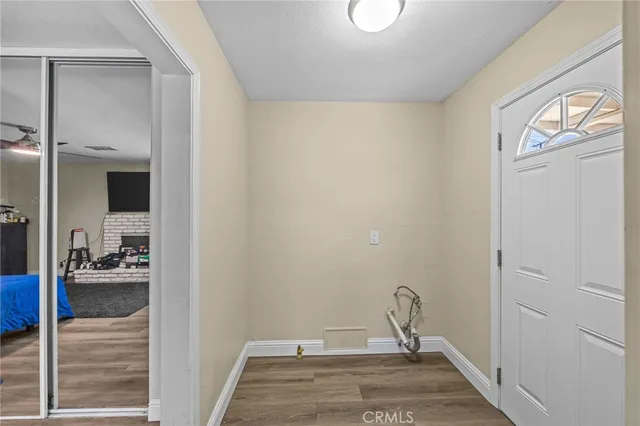 a room with storage and utility