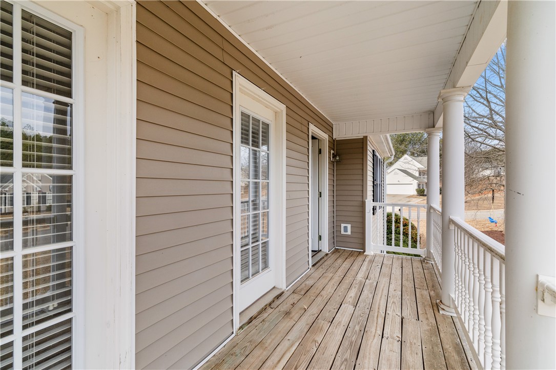 101 Buteos Way Anderson, SC 29621 - Photo 26 of 44 This inviting porch offers an ideal setting for relaxation and outdoor enjoyment.