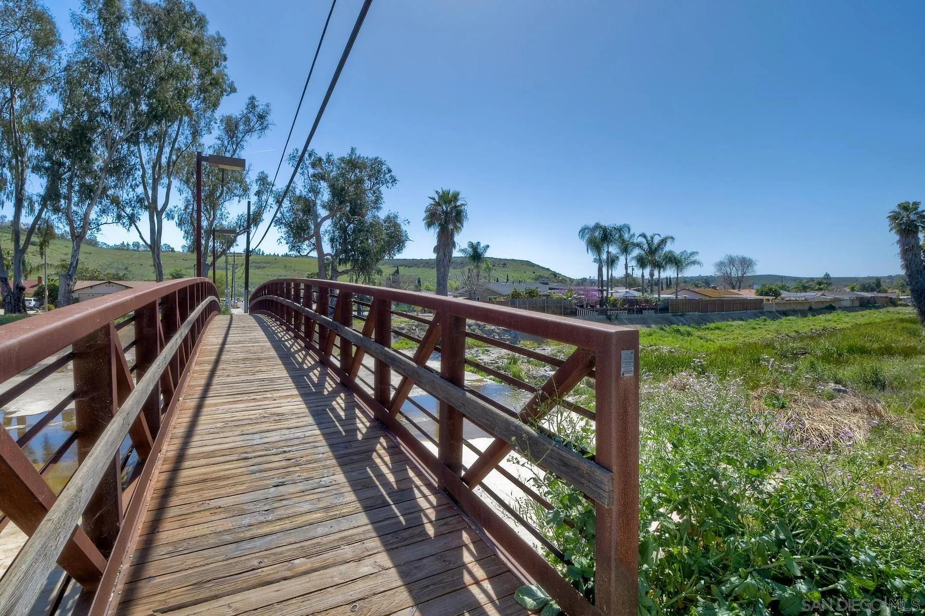 12861 Carriage Road Poway, CA 92064 - Photo 42 of 44 a view of a balcony with wooden floor and outdoor space
