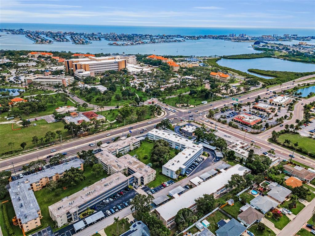 9945 47th Avenue North, Unit 210 St. Petersburg, FL 33708 - Photo 55 of 78 an aerial view of a city