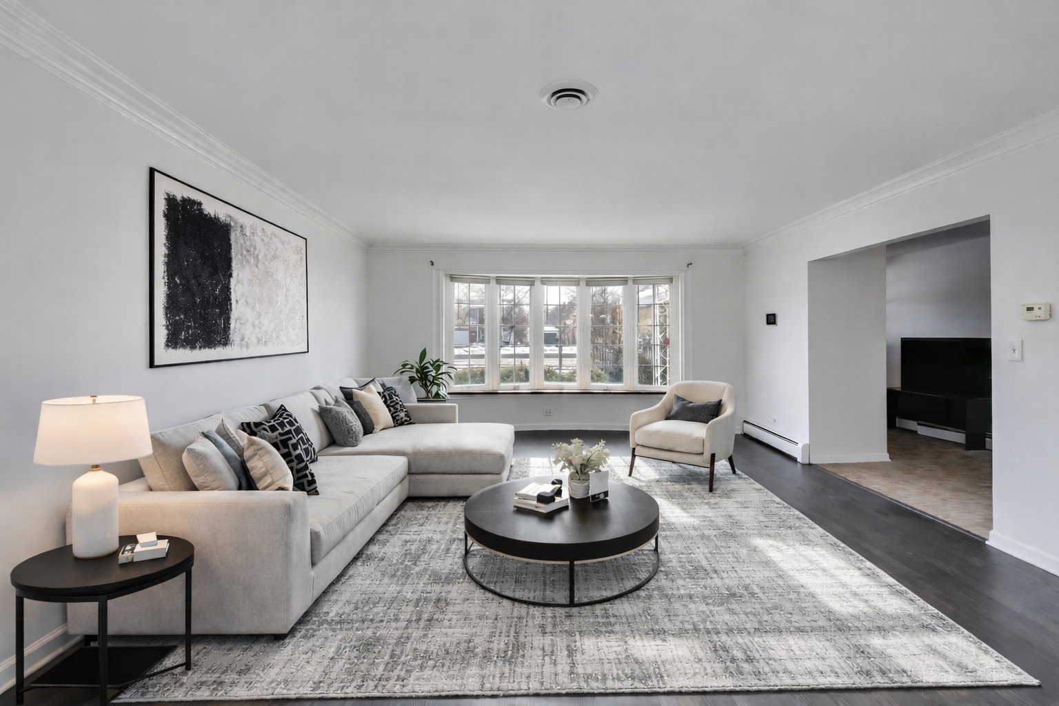 1006 Devon Avenue Park Ridge, IL 60068 - Photo 4 of 38 a living room with furniture and a large window