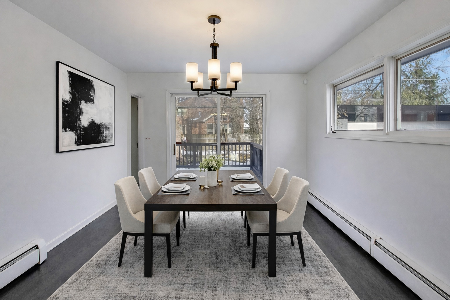 1006 Devon Avenue Park Ridge, IL 60068 - Photo 9 of 38 a view of a dining room with furniture window and wooden floor