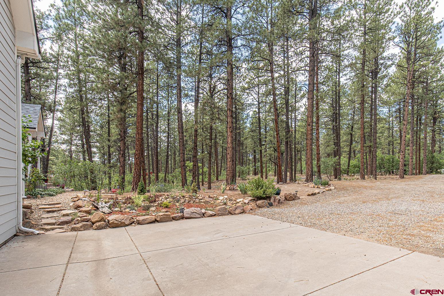 383 The Eagle Pass Durango, CO 81301 - Photo 34 of 37 a view of backyard space and trees