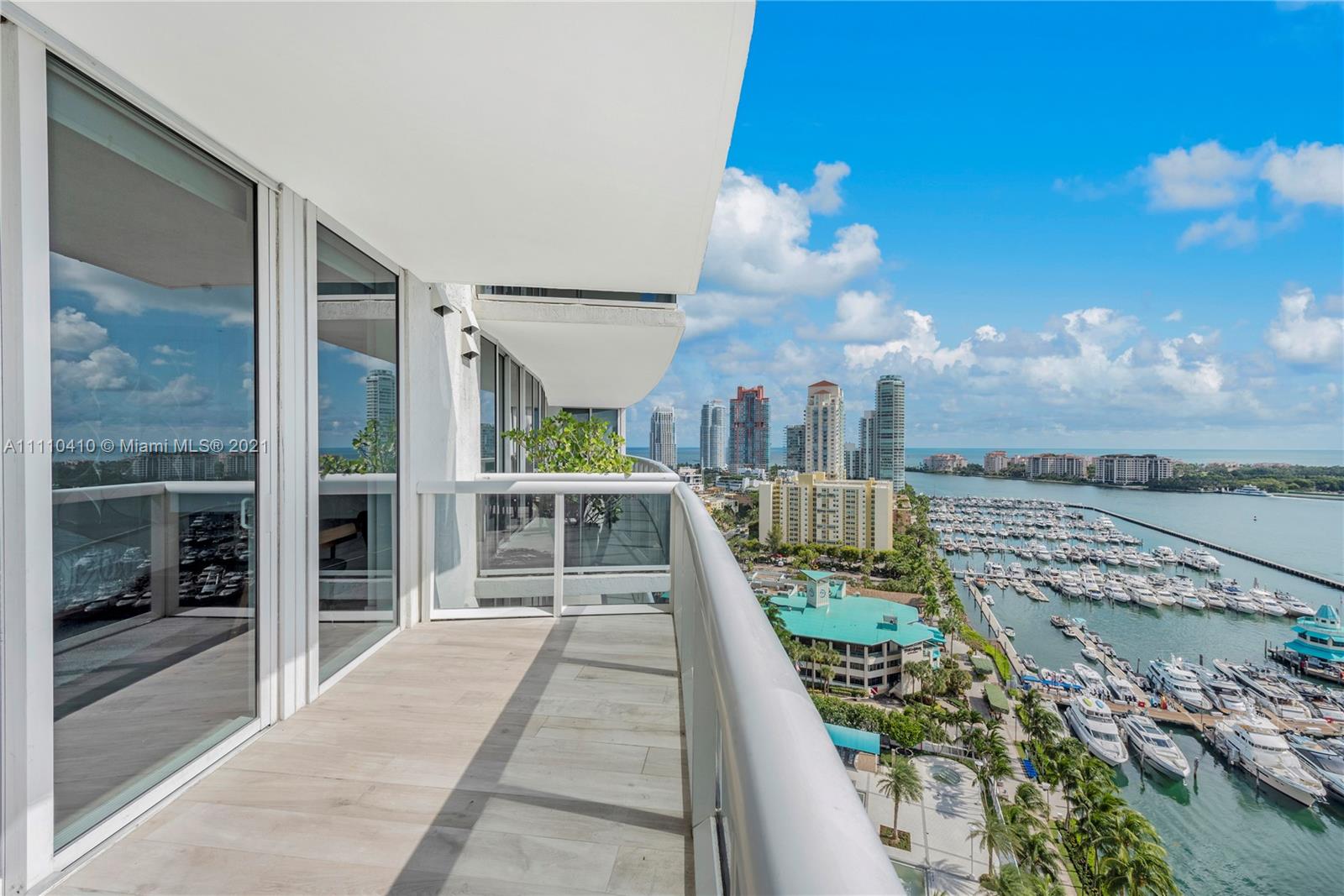 400 Alton Road, Unit 2003 Miami Beach, FL 33139 - Photo 32 of 38 a view of a balcony with city view